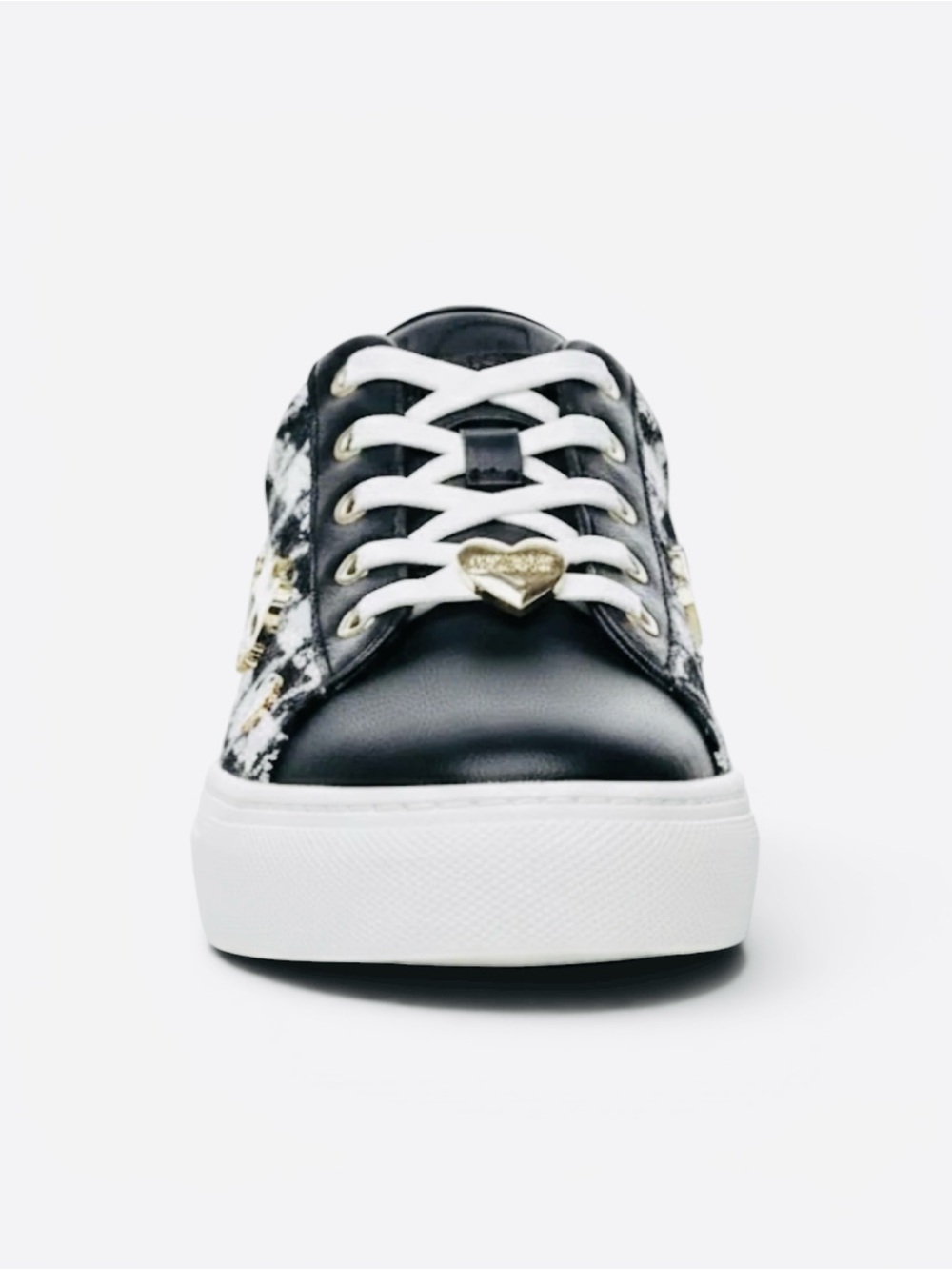 KARL LAGERFELD PARIS CATE PINS Houndstooth print Logo Sneakers - Picture 5 of 12